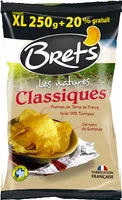 Mängden socker i Chips Bret's classiques