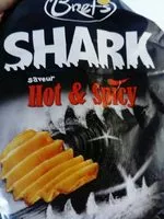 Mängden socker i Shark Chips saveur Hot & Spicy