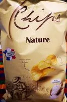 Mängden socker i Chips Nature