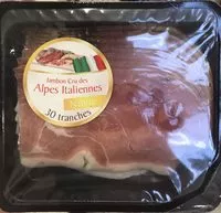 Mängden socker i Jambon cru des Alpes Italiennes nature