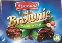 Mängden socker i Brossard-mini brownie noisettes x 8