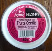 Mängden socker i Macédoine de fruits confits