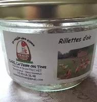 Mängden socker i Rillettes d'oie