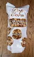 Mängden socker i POP CORN AU CARAMEL D'ISIGNY