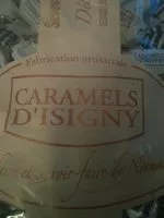 Mängden socker i Caramels d'isigny dur