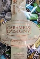 Mängden socker i Caramels d'isigny