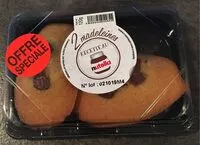 Mängden socker i Madeleines recettes au Nutella