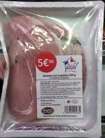 Mängden socker i Jambon cuit supérieur
