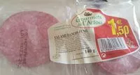 Mängden socker i Salami danois fumé