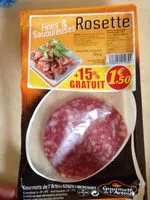 Mängden socker i Rosette fines et savoureuses