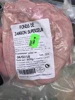 Mängden socker i Fonds de jambon supérieur