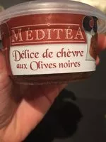 Mängden socker i Delice chevre olives noires