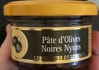 Mängden socker i Pâte d'olives noires nyons