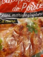 Mängden socker i Escalopes de poulet crues marinees