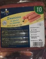 Mängden socker i Saucisses de poulet au fromage