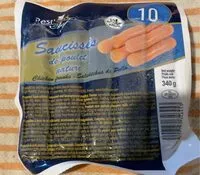Mängden socker i Saucisse poulet nature