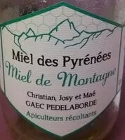 Mängden socker i Miel de Montagne