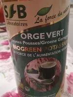 Mängden socker i 150G Green Barley - Orge Vert 100 %