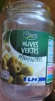 Mängden socker i Olives vertes dénoyautées