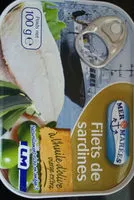 Mängden socker i filets de sardines