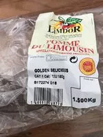 Mängden socker i Pomme golden du limousin
