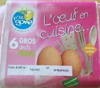 Mängden socker i L'oeuf en cuisine