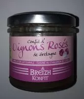 Mängden socker i Confit d'oignons roses de Bretagne