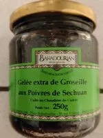 Mängden socker i Gelée extra de groseille aux poivres de Sichuan