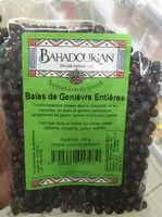 Mängden socker i Baies de Genièvre Entières