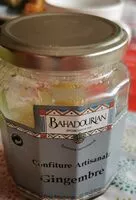 Mängden socker i Confiture de gingembre