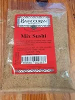 Mängden socker i Mix sushi