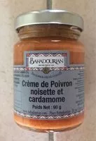 Mängden socker i Crème de Poivron noisette et cardamome