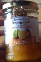 Mängden socker i Confiture de mangue