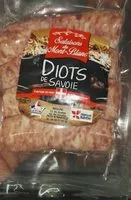 Mängden socker i Diots de Savoie