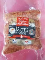 Mängden socker i Diots de Savoie