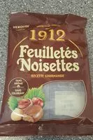 Mängden socker i Bonbon feuilletes noisettes