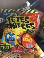 Mängden socker i Têtes brûlées