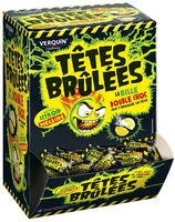Mängden socker i Verquin Bonbons Têtes Brûlées Chocolat Citron Boite 300