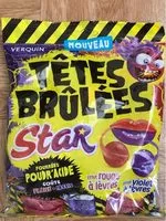 Mängden socker i Têtes Brûlées Star