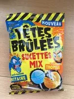 Mängden socker i Têtes brulées sucettes mix