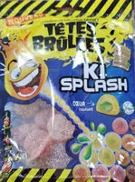 Mängden socker i Têtes brûlées Ki Splash