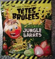 Mängden socker i Têtes brûlées Jungle Barres
