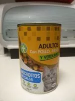 Mängden socker i Bocaditos con pollo, pavo y verduras