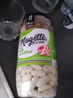 Mängden socker i Mogette de Vendée cuite au naturel