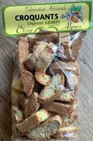 Mängden socker i Croquants liqueur génépi