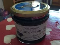 Mängden socker i Confiture de myrtille