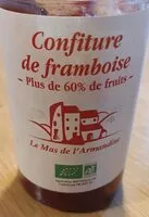 Mängden socker i Confiture de framboise