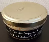 Mängden socker i Pâté de campagne à l'andouille