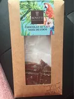 Mängden socker i Chocolat au lait et noix de coco
