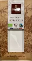 Mängden socker i Chocolat noir Sierra Leone